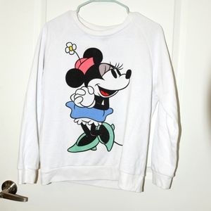 Disney sweatshirt. Classic Minnie and Mickey